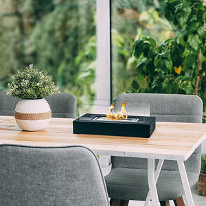 Ur-Health Diseño moderno Pozo de fuego portátil Chimenea de mesa <span class=keywords><strong>Alcohol</strong></span> Concrete Bowl Pot Interior Fiestas al aire libre Cumpleaños Comidas - Product Image 4