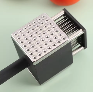 Outil de cuisine pour usage domestique en acier inoxydable 2 en 1 : Marteau à attendrir la viande, Aiguille à attendrir la viande, Machine à attendrir la viande - Product Image 5
