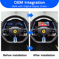 Kit de module décodeur sans fil Apple CarPlay Android Auto pour Ferrari 296 GTB GTS GT3 Speciale-A Upgrade