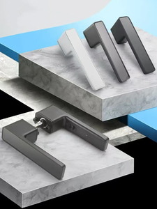 New Durable Anti-Theft Minimalist Room Door <b>Lock</b> <b>with</b> Magnetic Silent Mechanism Wooden Handle <b>Key</b> Operated - Product Image 2