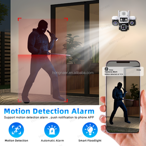 Camera giám sát không dây ngoài trời Hongnaer 20MP PTZ IP, HiEasy, <span class=keywords><strong>zoom</strong></span> kỹ thuật số 16X, <span class=keywords><strong>4</strong></span> ống kính, hỗ trợ thẻ SIM 4G, WiFi, camera an ninh CCTV - Product Image 6