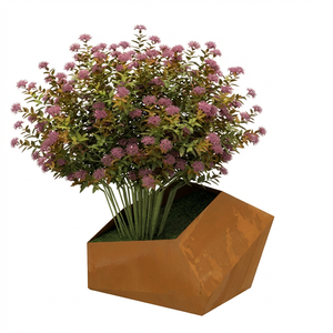 Jardinera <span class=keywords><strong>de</strong></span> Acero Corten para Exteriores, Maceta <span class=keywords><strong>de</strong></span> Acero Resistente a <span class=keywords><strong>la</strong></span> Intemperie para Diseño <span class=keywords><strong>de</strong></span> Jardines y Paisajes - Product Image 4