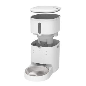 Distributeur automatique intelligent de nourriture pour animaux de compagnie à commande par bouton, 6L, distributeur de nourriture portionnée programmée pour chats, bols rechargeables pour chiens, sans internet - Product Image 5