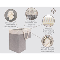 Bacs de rangement pliables en tissu durable panier d'escalier organisateur de stockage de marche d'escalier avec poignée pour escaliers en moquette et en bois