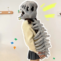 Peluche de Dinosaurio con Estructura de Hueso OEM, Juguete de Peluche Suave y Adorable de Algodón PP, Muñeco Realista y Divertido, Modelo T-Rex Brachiosaurus, Regalo