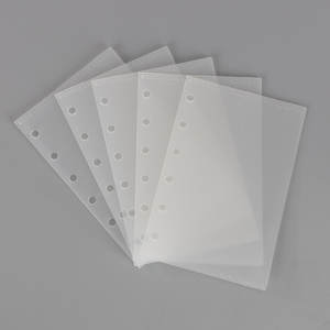 Personnalisation Mini Pocket Size Plastic Savings Challenge Pocket Side Open Cash Envelope Pink Envelope A7 Small Frosted Envelope - Product Image 4