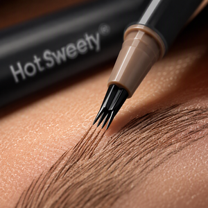 Crayon à sourcils double embout marque privée, pointe fine microblading, waterproof, longue tenue, pour un remplissage et un façonnage naturels - Product Image 2