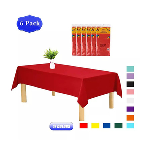 Home Use Snowman Printed Christmas Tablecloth Rectangular Customized Waterproof <strong>Table</strong> <strong>Cover</strong> Cloth <strong>Plastic</strong> - Product Image 6