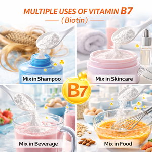 Vitamine B7 Biotine 1kg/boîte 25kg/fût <span class=keywords><strong>Prix</strong></span> en gros avec livraison DDP porte-à-porte aux États-Unis et en Europe Huge Roc - Product Image 2