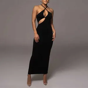 2024 New Fashion Design Party Wear Cut Out Dress For Women Night Custom Sexy Evening Bodycon Dresses