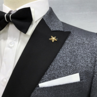 Dernier design de costumes pour hommes de style chinois, sur mesure, smoking 2 pièces, veste de blazer, costumes de mariage pour hommes