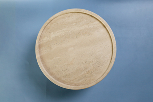 Supporto per Torte in Travertino e Marmo Rotondo, Modello MCS02, per Matrimoni e Decorazioni Domestiche, Vendita all'Ingrosso di Future Stone Factory - Product Image 3
