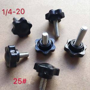 # Vis à tête en plastique de 25 pouces, vis à tête <span class=keywords><strong>Torx</strong></span> américaine, vis à tête moletée, vis à tête à vis de serrage, 1/4-20 - Product Image 1