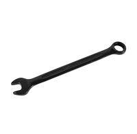 Clé à molette combinée durable en acier Cr-V de haute résistance, finition sablée, 9/16 pouces