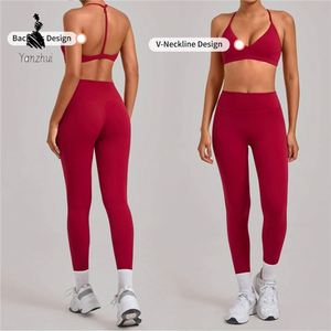 Ensemble de <span class=keywords><strong>yoga</strong></span> 6 pièces pour femme, haute qualité, personnalisé, ultra-extensible, compression, séchage rapide, respirant, sensation seconde peau, ajusté, pour la gym - Product Image 3