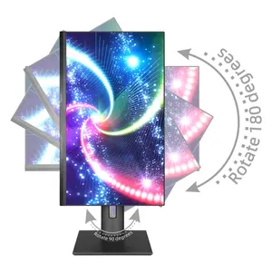 180 תואר rotatable FHD 24 23.8 lcd led מסך ips פנל 24 אינץ משחקי משרד מחשב צג