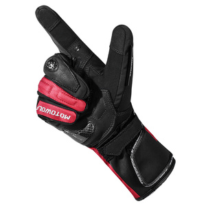 Guantes de invierno anticaída de fibra de carbono personalizados de Motowolf guantes de carreras de cuero de motocicleta bicicle - Product Image 4
