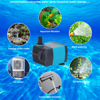 Mini pompe submersible de circulation de petit réservoir de poissons silencieux de cc 12V