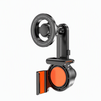 Support magnétique pour téléphone de voiture avec rotation à 360 degrés pour tableau de bord et écran de console centrale, support de navigation
