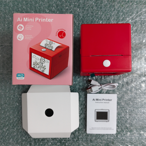 Impresora <span class=keywords><strong>Mini</strong></span> para Niños, Caja Roja, Inalámbrica, Portátil, con IA, Impresión Instantánea de Fotos y Vídeos, en Stock, Impresora con IA Activada por Voz para Niños - Product Image 6