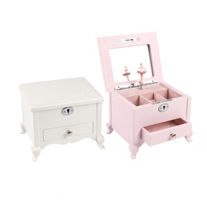 Fábrica al por mayor logotipo personalizado grandes niñas <span class=keywords><strong>de</strong></span> <span class=keywords><strong>madera</strong></span> viaje joyería collar cajas <span class=keywords><strong>organizadores</strong></span> - Product Image 2