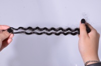 Jiffy Wholesale Bundles de cheveux humains Deep Curly 100% Human Hair pour l'extension de cheveux tressés