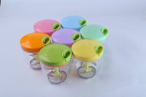 <span class=keywords><strong>Picadora</strong></span> de Ajo <span class=keywords><strong>Manual</strong></span> con <span class=keywords><strong>Cuerda</strong></span>, Cortador de Verduras Multifuncional con Cuchillas de Acero, Portátil para Cocina - Product Image 2