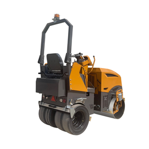 Compacteur routier vibrant de 1, 2 et 3 tonnes, mini-compacteur autoporté pour asphalte avec composant moteur essentiel - Product Image 4