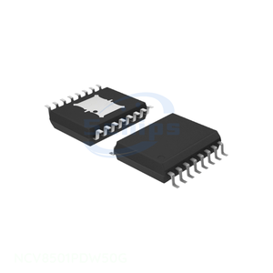 Circuit intégré de gestion de l'alimentation (PMIC) NCV8501PDW50G, régulateur linéaire 5V 150mA 16SOlC (0,295 pouces, 7,50 mm de largeur), borne exposée, vente en gros - Product Image 1