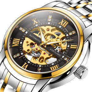 AOKULASIC 5066 di Marca di Lusso Orologi da <span class=keywords><strong>Uomo</strong></span> Impermeabile Automatico Self Vento vigilanza di Affari <span class=keywords><strong>Orologio</strong></span> Hollow <span class=keywords><strong>Orologio</strong></span> Meccanico In Acciaio Inox - Product Image 6