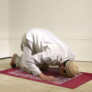 Nouveau modèle Vente en gros Mosquée de l'islam Tapis de prière de voyage avec boussole Tapis de prière de poche portable pour musulman - Product Image 2