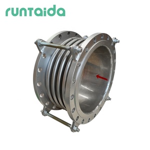 Exhaust Compensator Flexible <strong>SS316</strong> Steam Expansion Joints Metal Bellows - Product Image 1