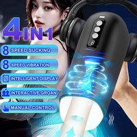 Automatischer Saugmasturbator für Männer, Penis-Vibrationsmaschine, Vagina-Taschenmuschi, Masturbationsbecher, Sexspielzeug für Männer