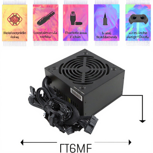 Zumax 600W Nhà Máy Trực Tiếp Phong Cách Mới ATX 20 + 4pin Cung Cấp Điện PSU Cho Máy Tính Để Bàn PC Máy Tính Giá Trị Tuyệt Vời Trong Kho - Product Image 2