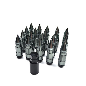 น็อตล้อรถยนต์อเนกประสงค์ M12 1.5 1.25 สีแดง อลูมิเนียมอัลลอยด์ หัวแหลมแบบยาว ป้องกันการโจรกรรม สำหรับการดัดแปลงและอัปเกรด - Product Image 2