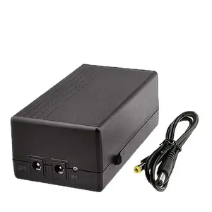 IP 카메라 CCTV 와이파이 라우터 UPS 백업 배터리 12V 2A 전원 공급 장치 DC 12V 57.72wh 5200mA 배터리 미니 UPS