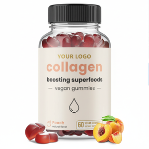 อาหารเสริมคอลลาเจนแบบกัมมี่ OEM สำหรับผม เล็บ และผิวขาว  วีแกน  มัลติคอลลาเจน สำหรับผู้หญิง ช่วยให้ผิวขาวกระจ่างใส - Product Image 1