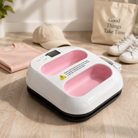 Presse à chaud portable mini 9x9 pouces pour t-shirts, chaussures et casquettes