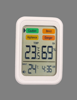 Termometer Digital pabrik grosir HS01 pengukur stroke panas dengan WBGT, pengukur stroke panas Digital dengan suhu dan kelembaban
