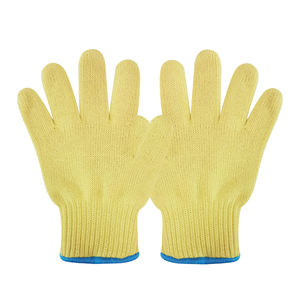 Aramid Elyaflı Isıya Dayanıklı Eldivenler 350 Santigrat Isıya Dayanıklı Uzun Kollu Çift Katmanlı Kesilmeye Karşı Dayanıklı Yangına Dayanıklı Eldivenler - Product Image 1