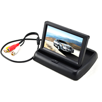 Moniteur de voiture pliable haute définition TFT LCD, 4.3 pouces, fournitures d'usine, nouveau