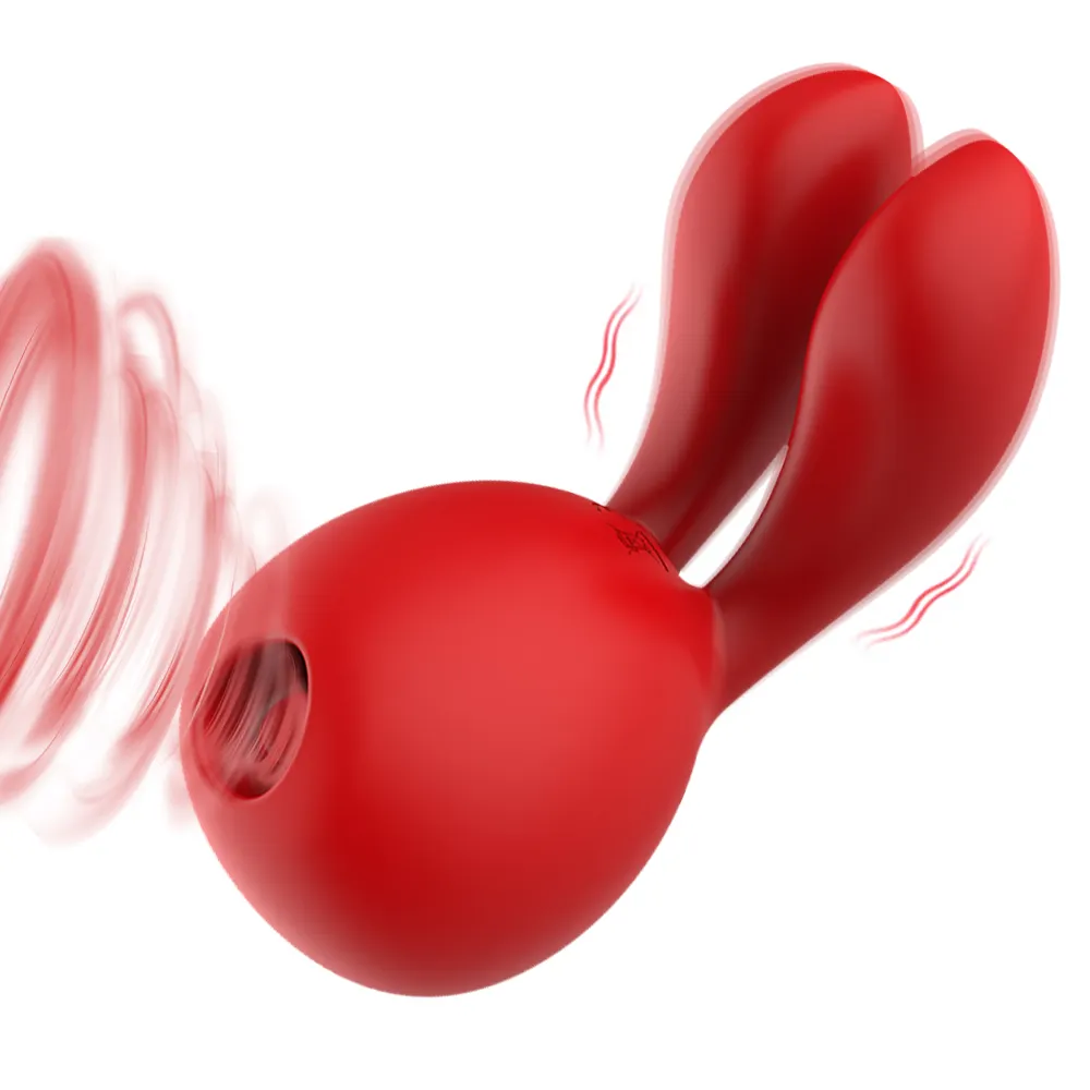 Erwachsene Weibliche drahtlose Kaninchenform Sexspielzeug Stimulus saugen Klitoris leckende Muschi Massage Vibrator Sex-Produkte für Frauen
