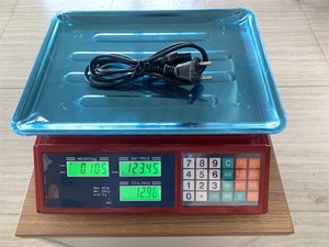 मांस की दुकान डेली के लिए 30 किलो/60lb स्टेनलेस स्टील प्लेटफॉर्म स्केल - Product Image 3