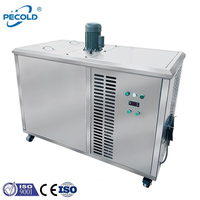 Machine à glaçons professionnelle automatique à faible consommation d'énergie pour Dubaï, production de 30 tonnes en 6 heures, capacité de 1000 kg, avec moule de fabrication de blocs de glace