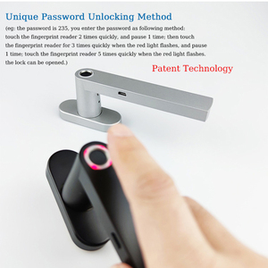 Khóa Tay Nắm Cửa Sổ Thông Minh Vân Tay Chất Lượng Cao Khóa Kính Trượt Thông Minh An Toàn Chốt Chết Khóa Tay Nắm Cửa Sổ An Toàn Cho Trẻ Em - Product Image 4