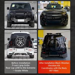 Kit de Carrocería Delantera y Trasera con Rejilla para <span class=keywords><strong>Land</strong></span> <span class=keywords><strong>Rover</strong></span> <span class=keywords><strong>Defender</strong></span> <span class=keywords><strong>90</strong></span> 110 2020 2021 2022 <span class=keywords><strong>2023</strong></span> 2024, Accesorios Exteriores - Product Image 4
