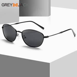 Gafas de sol unisex Greyjack, montura negra de acero inoxidable, lentes TAC, protección UV400, tipo 3, G032 - Product Image 3