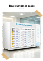 Unyin Distributeur de médicaments intelligent 24h/24, équipement de distribution de médicaments numérique sans surveillance, écran tactile 32 pouces, acier thermolaqué
