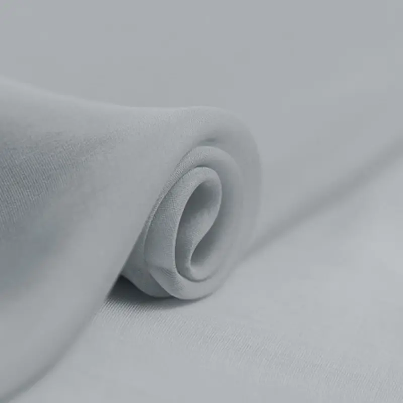 100% tessuto di seta 5 millimetri puro chiffon di seta 140 centimetri di larghezza per abito da sposa, N ° 27 di colore grigio argento