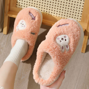 Nœud en dentelle de coton léger et doux pour pantoufles, idéal pour le printemps et la maison, avec logo brodé, antidérapant, prix abordable, stock suffisant. - Product Image 4